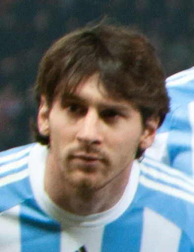Lionel Messi wearing Argentina colours, February 2011