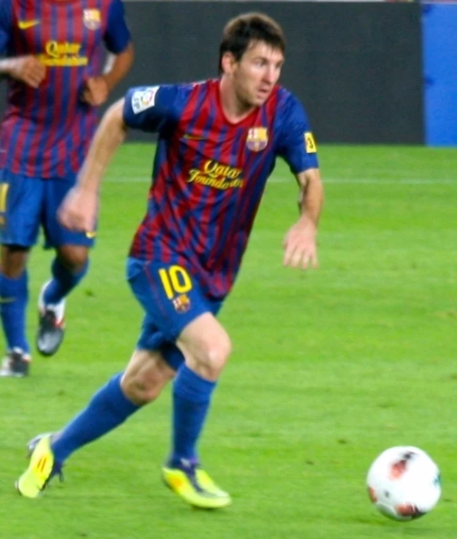 Lionel Messi in a Barcelona shirt, September 2011